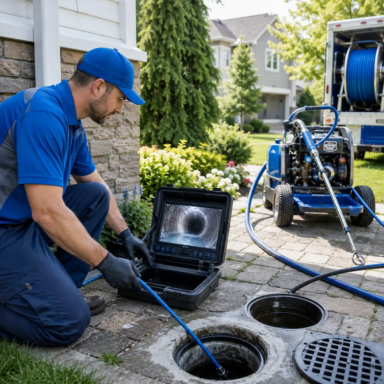 Outdoor drain cleaning professionals serving Needham Heights, MA